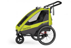 Qeridoo Kerékpár Utánfutó Sportrex 1 Lime Green