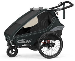 Qeridoo Kerékpár Utánfutó KidGoo 2 Sport Grey