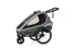 Qeridoo Kerékpár Utánfutó KidGoo 1 Ivy Green