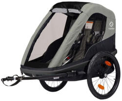 Hamax Avenida Kerékpár Utánfutó Oliva Zöld 2 Személyes With Suspension