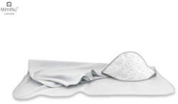 MimiNu Prosop Mare cu Gluga MimiNu Mini Gray Stars (6426972022200) Prosop