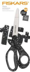 Fiskars Olló, ifjúsági, 20 cm, FISKARS, foltos fekete (IF1067867) - papirdepo