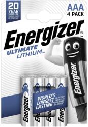 Energizer Ultimate FR03 mikroelem AAA lítium 1250 mAh 1.5 V 4 db