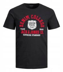 JACK & JONES Férfi póló Jack & Jones, 2 Col logó, kerek nyakú, puha nyomtatás, pamut, XL INTL