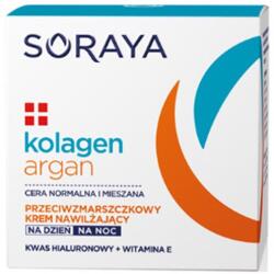 Soraya Collagen + Argan ránctalanító krém, intenzív hidratálás és táplálás argánnal, 50 ml