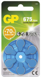 GP Batteries EMOS B35756, GP Gombelem hallókészülékekbe ZA675 6db/bliszter (B35756)