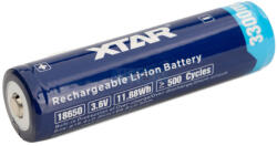 XTAR 18650 védett tölthető li-ion akkumulátor 3300mAh kapacitással
