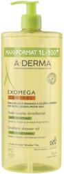 A-DERMA Exomega Control bőrpuhító tusfürdő olaj, száraz, atópiás bőrre, 1L