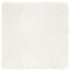 vidaXL Műgyapjú Szőnyeg Tafalla Fehér 160 x 160 cm Poliészter 42021466 (42021466)