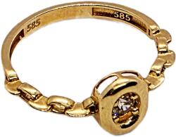 VipGold Златен годежен пръстен 1.91 гр (pr001)