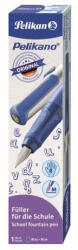 Pelikan Stilou pelikano, penita m, grip ergonomic, pentru dreptaci, 1 patron mare albastru inclus, culoare albastru, in cutie de carton (824439)