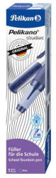 Pelikan Stilou pelikano structure, penita m, grip ergonomic, pentru dreptaci, 1 patron mare albastru inclus, culoare albastru, in cutie (824521)