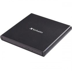 Verbatim Unitate optică externă Verbatim Slimline 53504, DVD-RW, USB 2.0, Black (53504)
