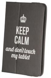  Husa OEM Book Cover Fancy 280272, 7-8", Negru (280272)