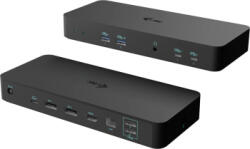i-tec Statie de andocare I-tec C31INTGTRI4KDOCPD USB 3.2 Gen 1 Type-C 100 W 10 Gbit/s negru 206x27 9x85 3mm (C31INTGTRI4KDOCPD)