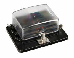  Biztosítékdoboz 1 Bemenet 6 Kimenet 12/24V