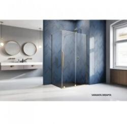 Radaway Cabina dus Radaway Furo Gold KDJ 160x70xH200 cm, dreapta (10104822-09-01R,10110780-01-01,10113070-01-01)