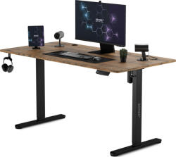 Greman Állítható Magasságú Elektromos Íróasztal Nojo 140x70cm Fekete Tölgy