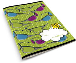 Absolut Pop Art A5 Sima Füzet - Szemüveges Design, 20-32 Lap