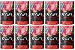 RAFI DOLINA NOTECI RAFI Marhahússal, áfonyával és áfonyával kutyáknak 10x500 g