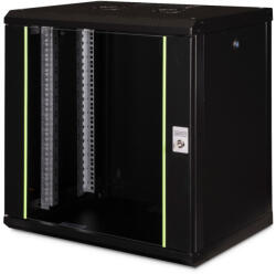 ASSMANN DN-19 12-U-SW állvány 12U Falra szerelhető állvány Fekete (DN-19 12-U-SW) - compzone