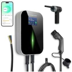 Besen Wallbox 11kW-os EV töltőállomás elektromos autókhoz, 6m kábel, APP + elektromos porszívó