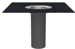 HL magasító elem 300mm/d 125mm szigetelőkarimával, gyárilag felhegesztett bitumengallérral (HL65H)
