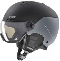 uvex cască uvex wanted visor pro, black/silver matt (58-62 cm)