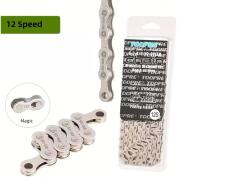 Toopre Z12 kerékpár lánc, 12s, 116 szem, patentszemmel, ezüst