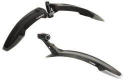 Zefal Deflector FM60 és RM60 felpattintható műanyag sárvédő szett 26-29 colos kerékpárokhoz, fekete