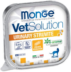 Monge VetSolution Gyógytáp (Húgyúti kövek (struvit) kezelésére) Alutasakos Macskaeledel - 100 g