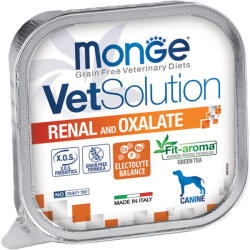 Monge VetSolution Gyógytáp (Vese és Oxalát problémákra) Alutálcás Kutyaeledel - 150 g
