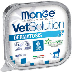 Monge VetSolution Gyógytáp (Bőrproblémákra) Alutasakos Macskaeledel - 100 g