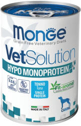 Monge VetSolution Gyógytáp (Ételérzékenységre Monoprotein) Konzerv Kutyáknak (Tonhal) - 400 g