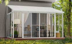 Palram Veranda Sanremo Palram - Canopia 3 x 4, 25 m-es fehér teraszbeépítés (PAL # 703062)