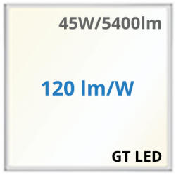 2in1 LED panel (595 x 595 mm) 45W - természetes fehér, Backlit, süllyeszthető / falon kívüli (LED-PZ6060-45W)