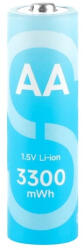  2200mAh 3300mWh 14500 HR6 1, 5V Li-ion ceruza akkumulátor AA tölthető elem (HR6-14500-3300mWh)