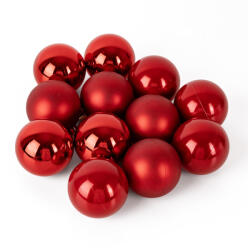Artezan Karácsonyfadísz Gömb 6cm Piros 30db-os (ACB6-DCD-R-30)