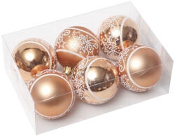 Artezan Karácsonyfadísz Gömb 6cm Festett Arany 6db/doboz (ACB6-PG-6)