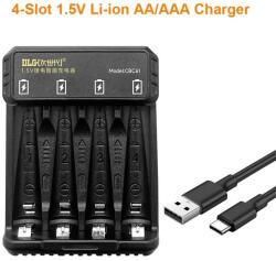 XTAR 1, 5V AAA mikro AA ceruza Li-ion akkumulátor töltő (AAA-AA-1-5V-Charger)