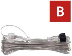 EMOS hosszabbító kábel Standard áttetsző 10m kültéri és beltéri sorolható fényfüzérekhez D1ZB02 (EMOS-D1ZB02)
