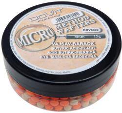 DOVIT MICRO METHOD WAFTERS 5mm 15 g - vajsav - sárgabarack (DV-DOV8009)