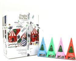 English Tea Shop 12 bio karácsonyi fehér selyempiramis filteres teaválogatás 24 g - mamavita