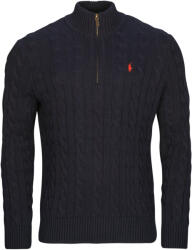 Ralph Lauren Pulovere Bărbați PULL DEMI ZIP EN MAILLE TORSADEE Polo Ralph Lauren Albastru EU S
