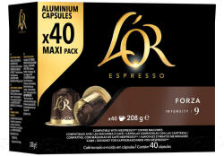 L'OR L´OR Espresso Forza Intensity 9-40 alumínium kapszula Nespresso®-hoz