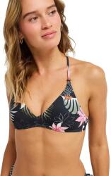Roxy Paradise Fleur Athletic Triangle bikini top - Black (Anthracite Paradise Fleur Swim)