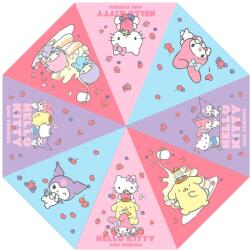 Sakami merchandise Чадър Sakami merchandise Hello Kitty Friends Sanrio & Umbrella - Pink (Multicolor)