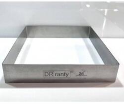 DR ranty Szoros, tökéletes négyzet alakja 25x25 cm (magasság 12 cm) - DR ranty (dr.kw.zgrz.25)