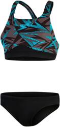 Speedo Бански костюм Speedo Women's Two Piece Swimsuit - Black/Blue