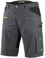 CXS Pantaloni scurți de lucru CXS STRETCH - Gri închis / neagră | 48 (1060-027-734-48)